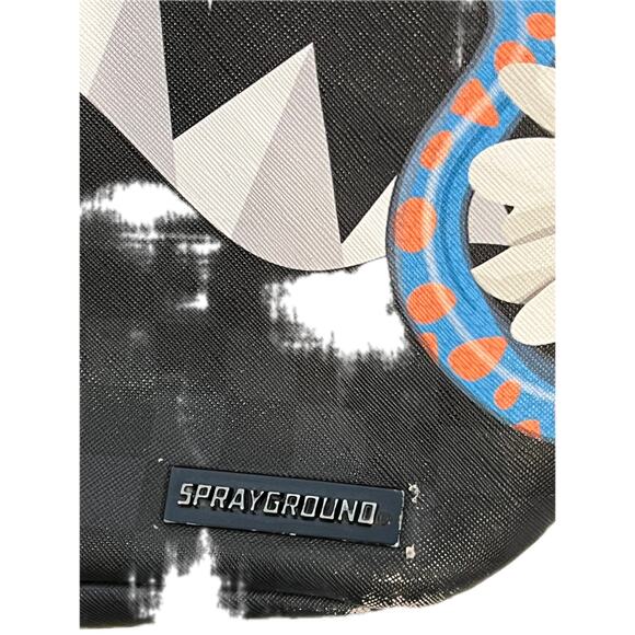 Sprayground Snake On A Bag Jardin D'Eden Backpack Black/Red - Picture 3 of 5